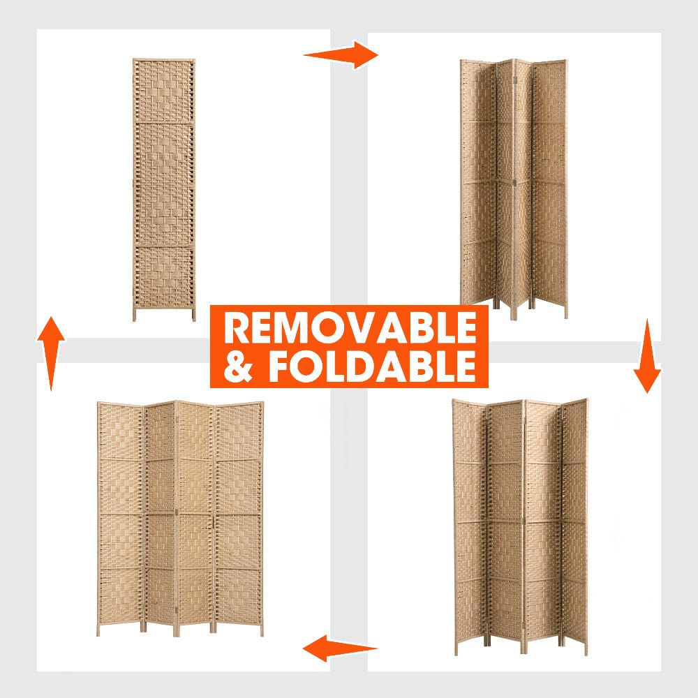Room Partition Screen - Cream